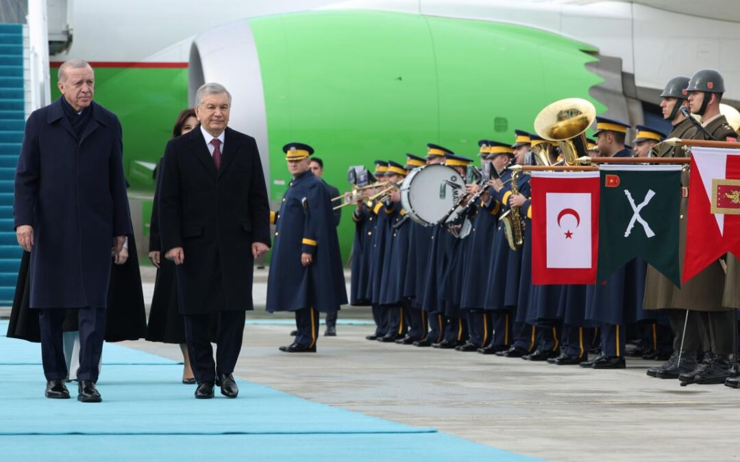 Özbekistan Cumhurbaşkanı Mirziyoyev Ankara’da