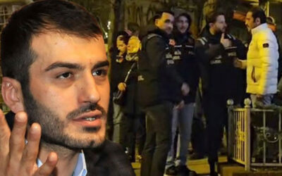 Oyuncu Ufuk Bayraktar 8 Mart Dünya Kadınlar Günü yürüyüşünde olay çıkardı